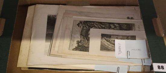 Group loose engravings(-)